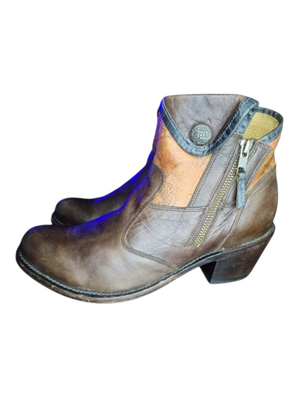 J.B. Dillon Leather Ankle Boots, Womens 9